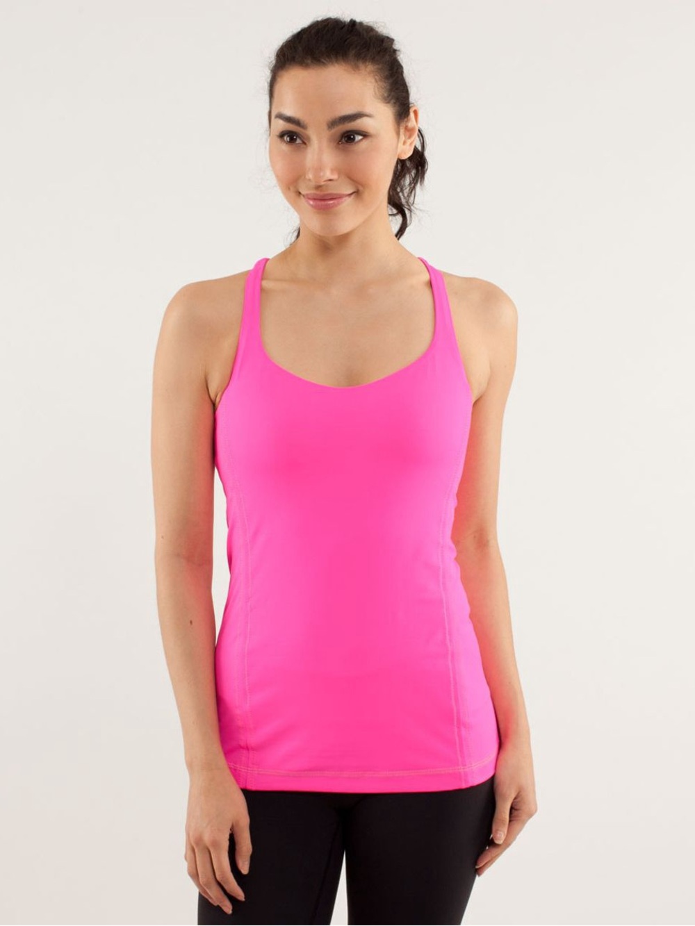 EUC - lululemon athletica Plum & Hot Pink coordinating set - leggings & tank - Picture 7 of 10